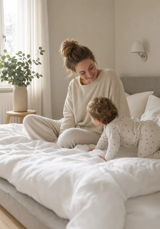 A Co-sleeping.com family bed in a customer's home